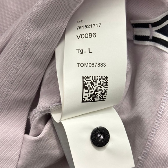 Stone Island Light Lavender Slim Fit Polo - Picture 6 of 6